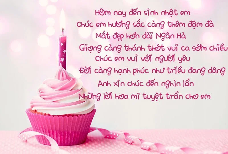 Bài thơ chúc sinh nhật khơi nguồn tình yêu
