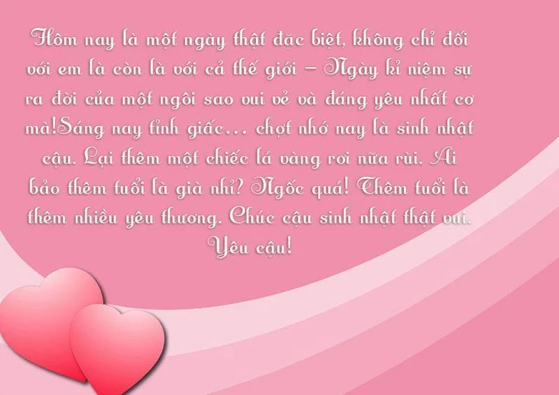Câu chúc hài hước nhất trong ngày sinh nhật
