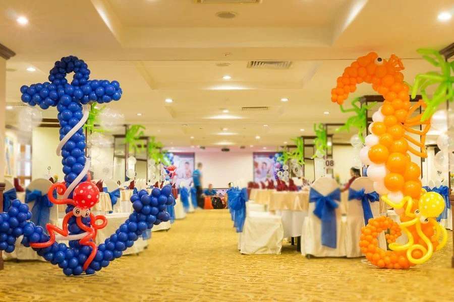 tru-bong-bong-nghe-thuat-chu-de-dai-duong Trụ bong bóng nghệ thuật Đại Dương
