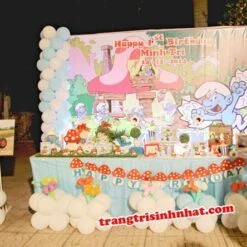 Trang Trí Trọn Gói Sinh Nhật chủ đề Xì Trum