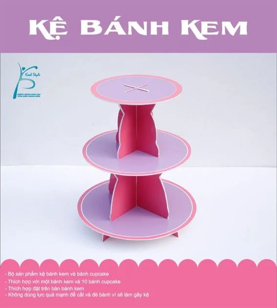 bia-ke-banh-kem-sinh-nhat-mau-hong-tim Bộ kệ bánh kem sinh nhật màu hồng tím
