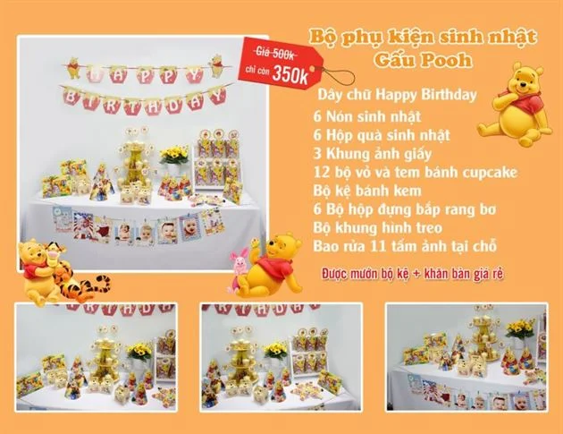 bo-phu-kien-sinh-nhat-350k-gau-pooh Set phụ kiện sinh nhật gấu pooh