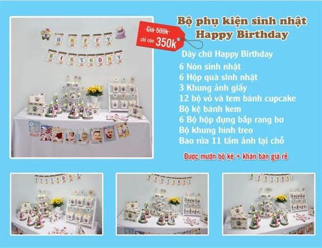 bo-phu-kien-sinh-nhat-350k-happy-birthday-1 Set phụ kiện trang trí thôi nôi Happy Birthday