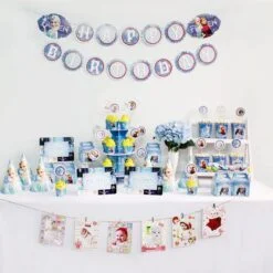 Bộ phụ kiện sinh nhật chủ đề Frozen