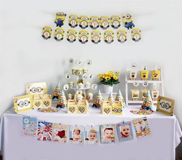 bo-phu-kien-sinh-nhat-minion-1 Bộ phụ kiện sinh nhật cho bé Minion