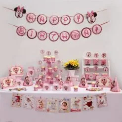 Bộ phụ kiện sinh nhật cho bé Minnie