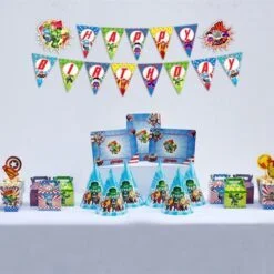 Set trang trí sinh nhật giá rẻ Avengers