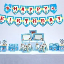 Set trang trí sinh nhật Doraemon
