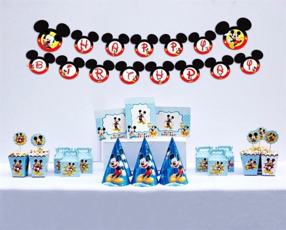 Set trang trí sinh nhật Mickey