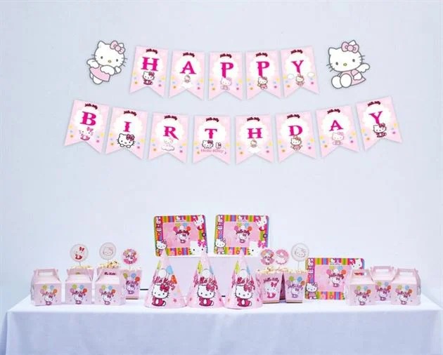 bo-set-trang-tri-sinh-nhat-chu-de-kitty Set trang trí sinh nhật Kitty