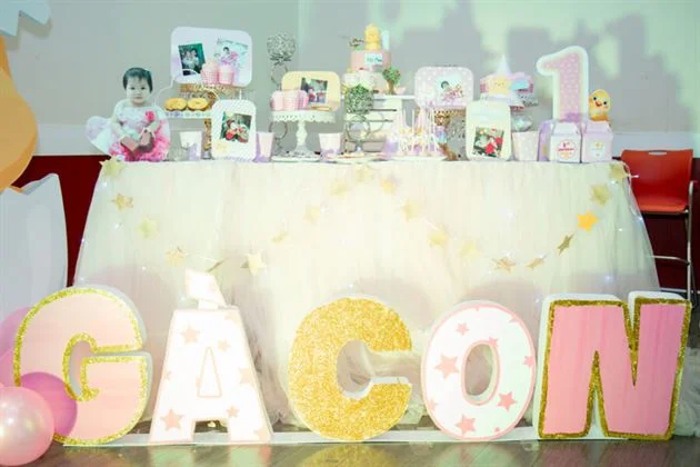 Bộ tên nickname của bé được dựng 3D riêng