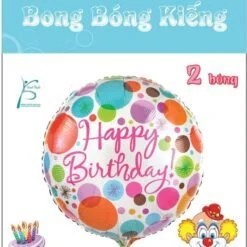 Bong Bóng Kiếng chủ đề Happy Birthday