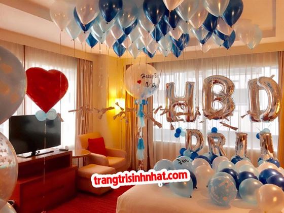 Trang trí sinh nhật người yêu bằng Love Balloons