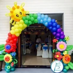 CỔNG BONG BÓNG HOA MẶT TRỜI