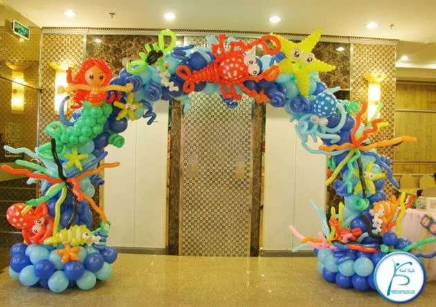 Cổng Bong Bóng Sinh Nhật  ĐẠI DƯƠNG MÊNH MÔNG
