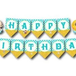 Tem dây chữ Happy Birthday baby boy
