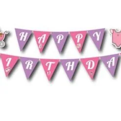 Tem dây chữ Happy Birthday baby girl