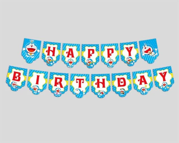 day-chu-happy-birthday-doraemon-1 Dây chữ Happy Birthday Doraemon
