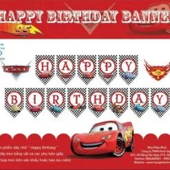 Dây Chữ Happy Birthday Mc Queen