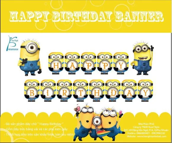 day-chu-happy-birthday-minion-9676 Dây Chữ Happy Birthday Minion