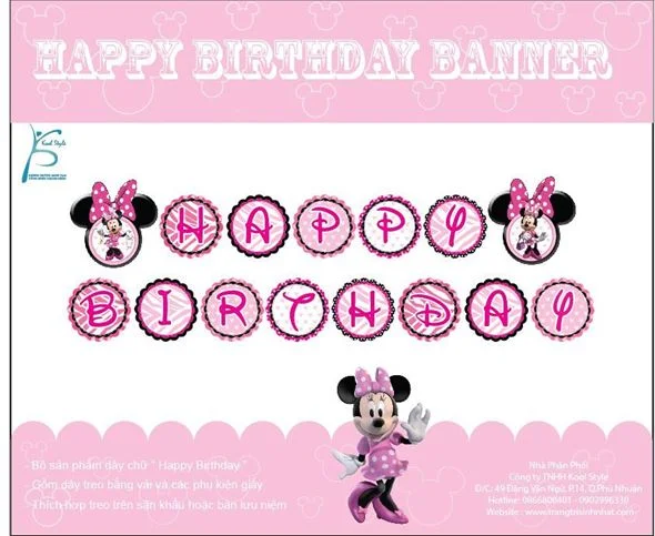 day-chu-happy-birthday-minnie-7438 Dây Chữ Happy Birthday Minnie