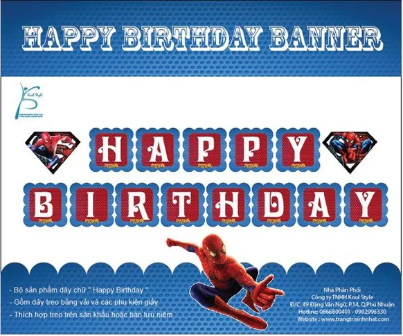 day chu happy birthday spiderman 5662