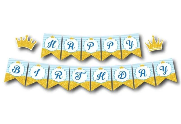 day-chu-happy-birthday-vuong-mien-be-trai-mau-xanh-da-troi Tem day chữ Happy Birthday Vương Miện Bé Trai