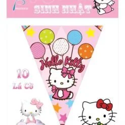 Dây Cờ Sinh Nhật Kitty