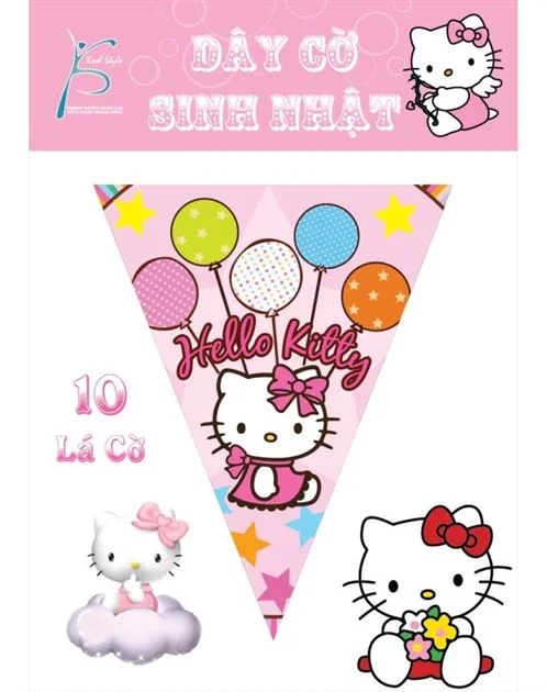 day-co-sinh-nhat-kitty-6582 Dây Cờ Sinh Nhật Kitty