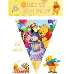 Dây Cờ Sinh Nhật Chủ đề Gấu Pooh