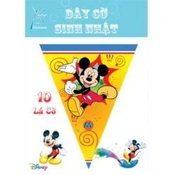 Dây Cờ Sinh Nhật Chủ Đề Mickey