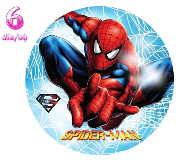 dia giay sinh nhat spiderman 4881