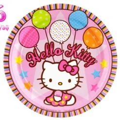 Đĩa giấy sinh nhật Chủ Đề Kitty