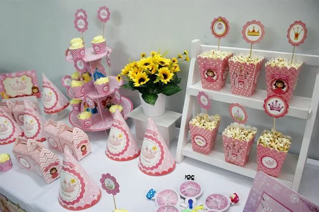 Set đồ trang trí sinh nhật Công Chúa