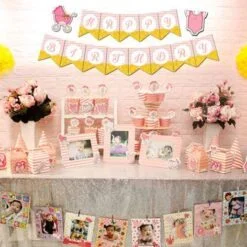 Full set baby girl màu hồng hoàng gia