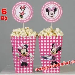 Hộp Đựng Bắp Rang Bơ chủ đề Minnie