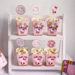 Hộp Đựng Bắp Rang Bơ chủ đề Kitty