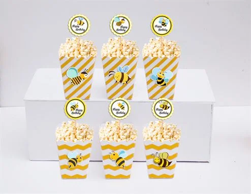 hop-dung-bap-rang-bo-mau-vang-zigzag-3 Hộp đựng bắp rang bơ Bé Ong màu vàng zigzag