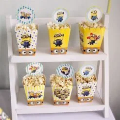 Hộp Đựng Bắp Rang Bơ chủ đề Minion
