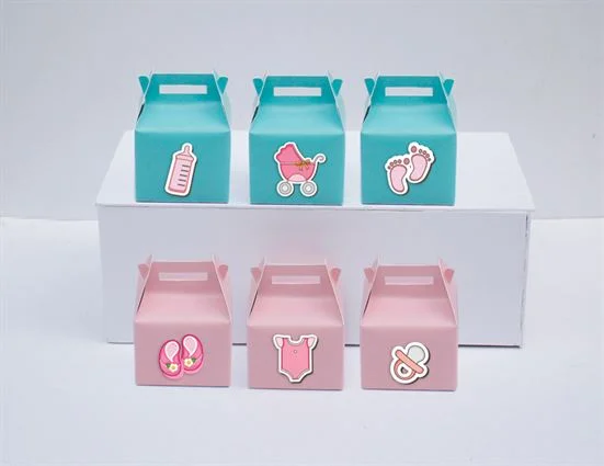 Hộp quà sinh nhật baby girl màu hống xanh min
