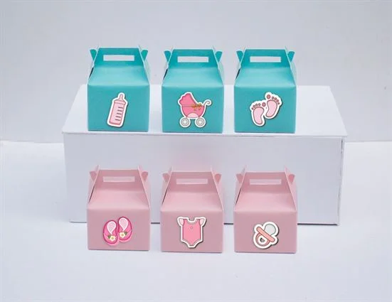 Hộp quà sinh nhật baby girl màu hống xanh min
