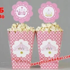 Hộp đựng bắp rang công Chúa