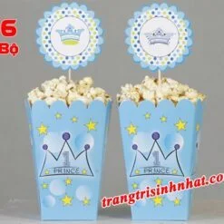 Hộp đựng bắp rang chủ đề Hoàng Tử