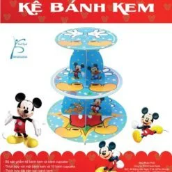 Kệ bánh sinh nhật chuột Mickey