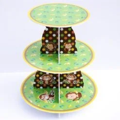 Kệ bánh kem sinh nhật bé trai tuổi khỉ