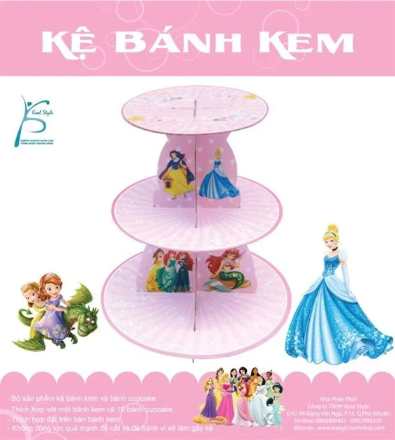ke-banh-kem-sinh-nhat-cong-chua-8392 Kệ Bánh Kem Sinh Nhật Công Chúa