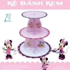 Kệ Bánh Kem Sinh Nhật Chủ Đề Minnie