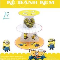 Kệ Bánh Kem Sinh Nhật Minion