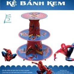 Kệ Bánh Kem Sinh Nhật người nhện (Spiderman)