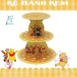 Kệ Bánh Kem Sinh Nhật Chủ Đề Gấu Pooh